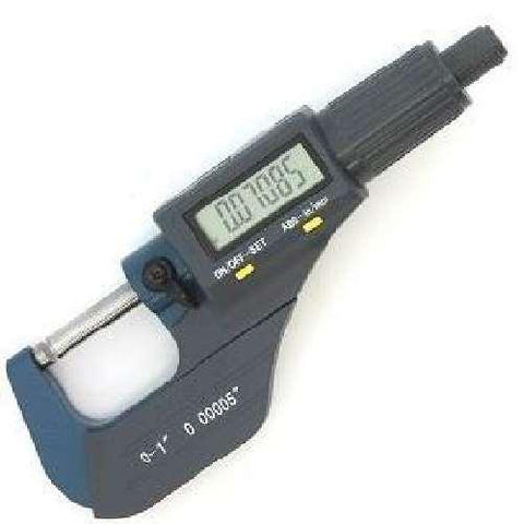 LCD Digital Electronic Micrometer 0-25mm/0-1 Measuring Tool - VXB Ball Bearings