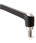 LEMS-3-8-BK-CBK 8mm Plastic Clamp Lever - Male Screw - with Push Button - VXB Ball Bearings