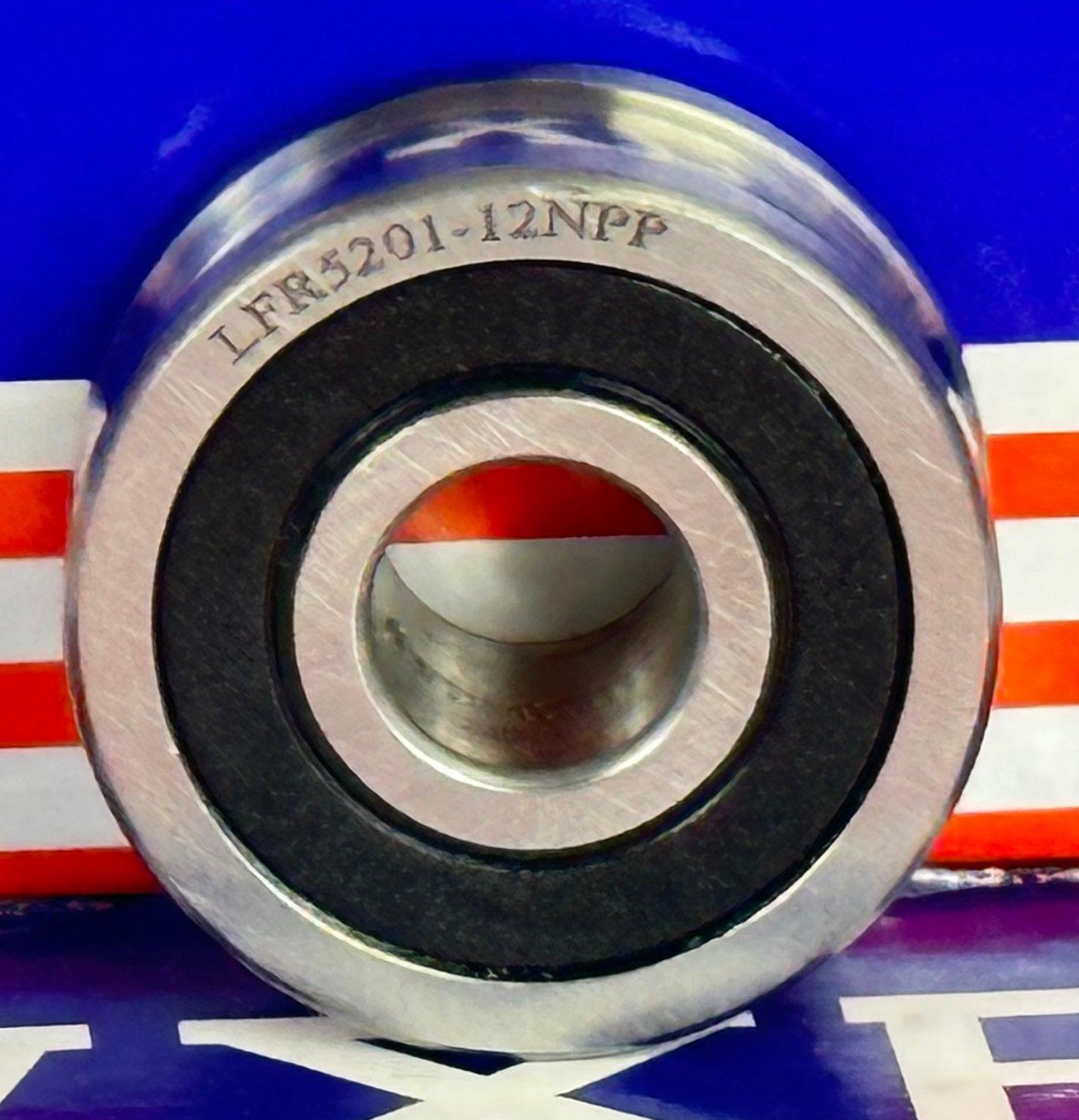 LFR5201-12NPP 12mm ID x 35mm U Groove Track Roller Bearing Track