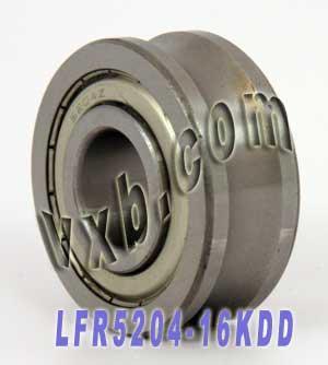 LFR5204-16KDD 20mm ID x 16mm U Groove Track Roller Bearing Track - VXB Ball Bearings