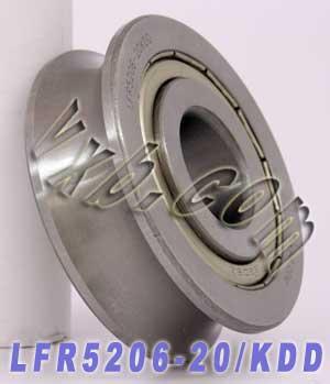 LFR5206-20KDD 25mm ID x 20mm U Groove Track Roller Bearing Track - VXB Ball Bearings