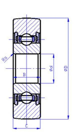 LR206NPPU Track Roller Single Row Bearing 30x72x16 Sealed Track Bearings - VXB Ball Bearings