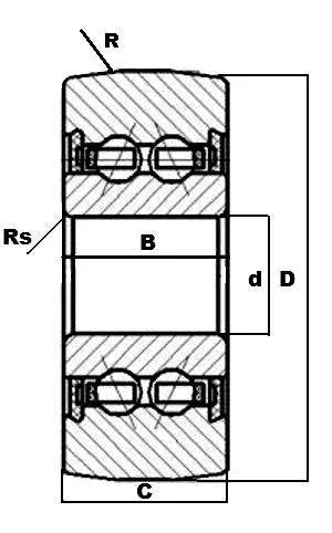 LR5200NPPU Track Roller 2 Rows Bearing Sealed 10x32x14 Track Bearings - VXB Ball Bearings