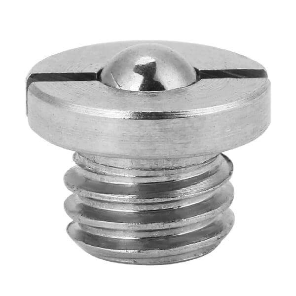 M10 9mm Stainless Steel Threaded Flanged Ball Spring Plunger VXB Ball