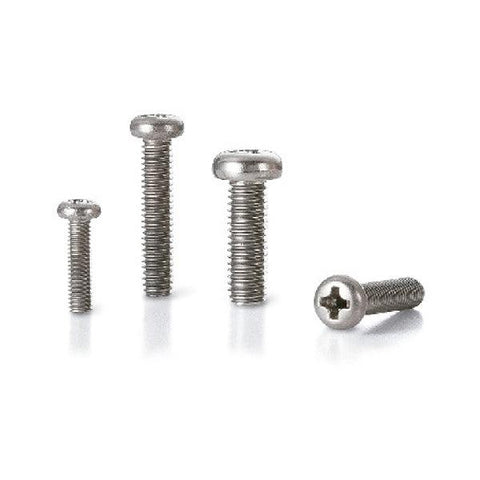 Made in Japan SVPT-M3-6 NBK Phillips Cross Recessed Pan Head Titanium Machine Vacuum Vented Screws with Ventilation Hole Pack of 10 - VXB Ball Bearings