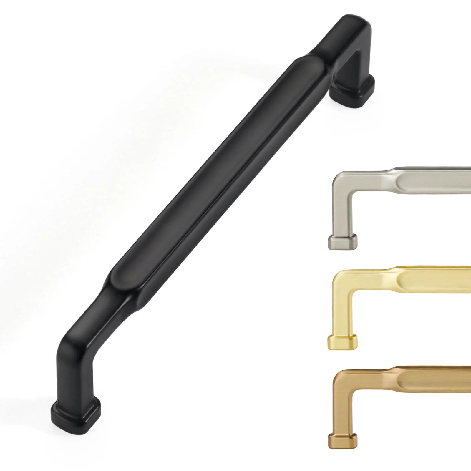 dresser handles black Ravinte 5 Pack 5 Inch Kitchen Cabinet Matte Pulls Black Drawer Pulls Kitchen Cabinet Hardware for Cupboard Drawer Handles Classic Cast Iron Cupboard Handles