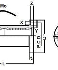 NB SMF10WUU 10mm Slide Bush Miniature Linear Motion Bushings Bearings - VXB Ball Bearings