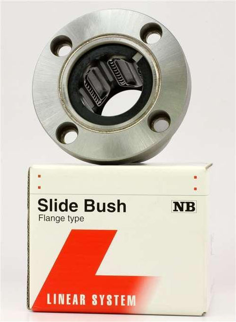 NB SMF25UU 25mm Slide Bush Ball Bushings Linear Motion Bearings - VXB Ball Bearings