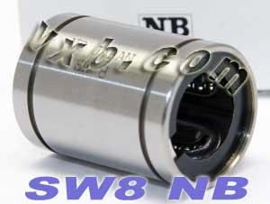 NB SW8 1/2 Ball Bushings Linear Motion - VXB Ball Bearings