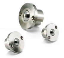 NBK Made in Japan BRDB-30 Flange Type Ball Transfer Unit for Downward and Sideward Facing Applications - VXB Ball Bearings