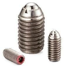NBK Made in Japan MPS-4 Miniature Heavy Load Stainless Steel Ball Plunger - VXB Ball Bearings