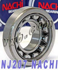 NJ207 Nachi Cylindrical Bearing Steel Cage Japan 35x72x17 Bearings - VXB Ball Bearings