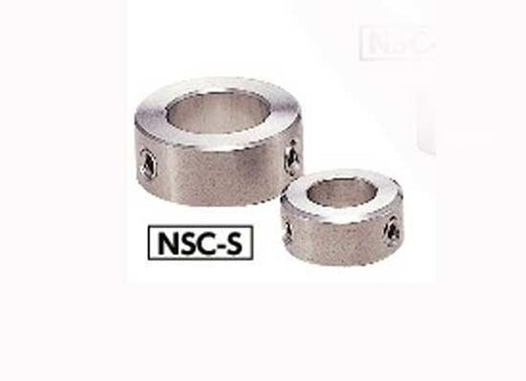 NSC-20-7-S NBK Steel Collar - Set Screw Hex Socket SUSXM7 Type - NBK - One Collar Made in Japan - VXB Ball Bearings