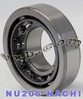 NU206 Nachi Cylindrical Bearing Steel Cage Japan 30x62x16 Bearings - VXB Ball Bearings