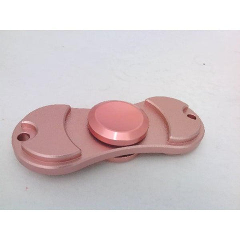 Pink Aluminum Dual Fidget Hand Spinner Toy 42Q - VXB Ball Bearings