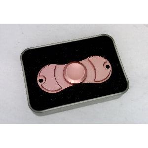 Pink Aluminum Dual Fidget Hand Spinner Toy 42Q - VXB Ball Bearings