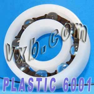 Plastic Bearing POM 6001 Glass Balls 12x28x8 - VXB Ball Bearings
