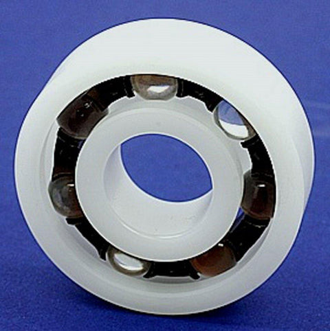 Plastic Bearing POM 604 Glass Balls 4x12x4 - VXB Ball Bearings