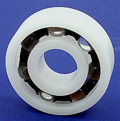 Plastic Bearing POM 604 Glass Balls 4x12x4 - VXB Ball Bearings