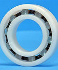 Plastic Bearing POM R4 Glass Balls 1/4x5/8x0.196 inch - VXB Ball Bearings
