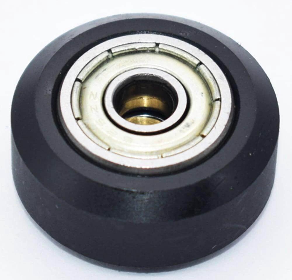 Polyurethane Molded Ball Bearings Pu Rubber Coated Roller Pulley Guiding Wheel E - Foto 9