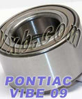 PONTIAC VIBE Auto/Car Wheel Ball Bearing 2009 - VXB Ball Bearings