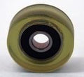 PU10x39x10-2RS Polyurethane Rubber Bearing 10x39x10mm Sealed Miniature with tire - VXB Ball Bearings