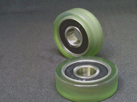 PU5x19x7-2RS Polyurethane Rubber Bearing with tire 5x19x7mm Sealed Miniature - VXB Ball Bearings