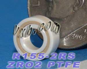 R155-2RS Full Ceramic Bearing 5/32x5/16x1/8 inch Miniature Bearings - VXB Ball Bearings
