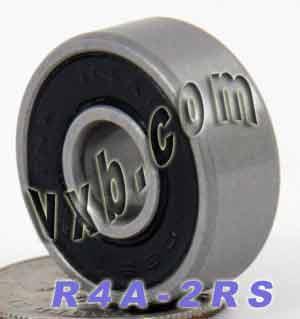 R4A-2RS Bearing 1/4x3/4x9/32 inch Sealed Miniature - VXB Ball Bearings