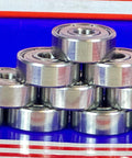 R4AZZ 1/4x3/4x9/32 inch Shielded Miniature Bearing Pack of 10 - VXB Ball Bearings