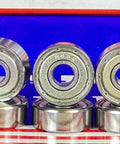 R4AZZ 1/4x3/4x9/32 inch Shielded Miniature Bearing Pack of 10 - VXB Ball Bearings