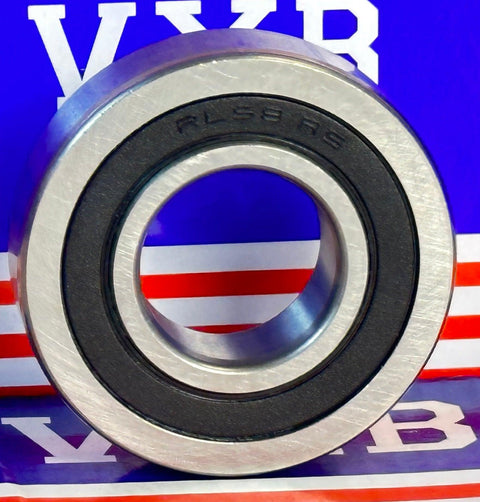 RLS8-2RS Sealed Bearing 1x2 1/4x5/8 inch - VXB Ball Bearings