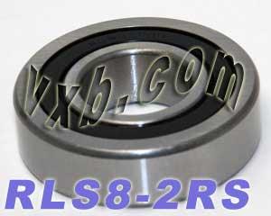 RLS8-2RS Sealed Bearing 1x2 1/4x5/8 inch - VXB Ball Bearings