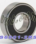 S6001-2RS Stainless Steel Sealed Bearing 12x28x8 - VXB Ball Bearings
