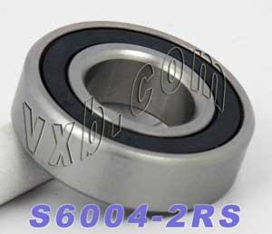 S6004-2RS Stainless Steel Bearing 20x42x12 Sealed - VXB Ball Bearings