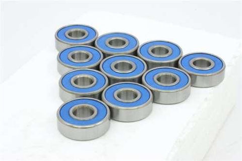 S607-2RS 7x19x6 Stainless Steel Sealed Miniature Bearings Pack of 10 - VXB Ball Bearings