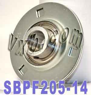 SBPF205-14 Pressed Steel Housing Bearing 3-Bolt Flanged Mounted - VXB Ball Bearings