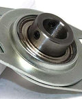 SBPFL201 12mm Stamped oval 2 bolt Flanged Mounted Bearing - VXB Ball Bearings