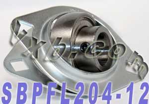 SBPFL204-12 3/4 Pressed Steel Bearing 2-Bolt Flanged Mounted Bearings - VXB Ball Bearings