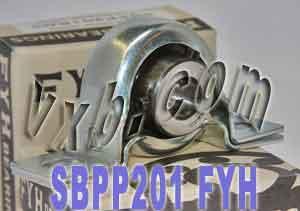 SBPP201 FYH Bearing 12mm Steel pillow type Mounted Bearings - VXB Ball Bearings