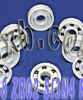 Set of 8 Full Ceramic High Speed Skateboard Bearing ZrO2/Si3N4 - VXB Ball Bearings