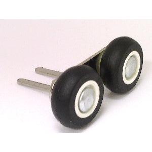 Sliding door upper roller low noise sliding roller wheel with tire wardrobe roller with PVC 39mm roller - VXB Ball Bearings
