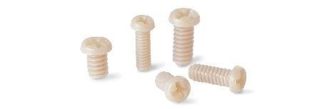 SPE-M1.2-3-MC NBK Plastic screw - Fine Thread - PEEK Pack of 10 Screws - Made in Japan - VXB Ball Bearings