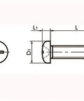 SPE-M2-10-P NBK Plastic Screws - Cross Recessed Pan Head Machine Screws - PEEK Pack of 20 Screws - Made in Japan - VXB Ball Bearings