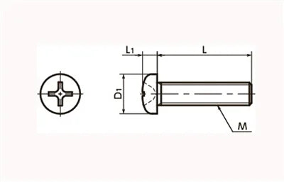 SPE-M2.6-6-P NBK Plastic Screws - Cross Recessed Pan Head Machine Screws - PEEK Pack of 20 Screws - Made in Japan - VXB Ball Bearings