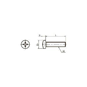 SPS-M2-8-P NBK Plastic Screw - Cross Recessed Pan Head Machine Screws - PPS Pack of 20 Screws - Made in Japan - VXB Ball Bearings