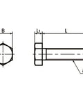 SPT-M4-25-H NBK Plastic Screw - Hex Head Screws - PTFE Teflon Made in Japan - VXB Ball Bearings