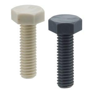 SPVC-M6-50-H-GR NBK Plastic Screw - Hex Head Screws - H-PVC Made in Japan - VXB Ball Bearings