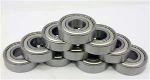 SR2-6ZZ Stainless Steel Shielded 1/8x3/8x9/64 inch Bearings Pack of 10 - VXB Ball Bearings